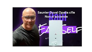 Scaldabagno a Gas Metano Saunier Duval Opalia C11e non si accende vediamo il perchè [upl. by Kowal276]