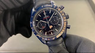 Omega Speedmaster Moonphase  Blue Side of Moon [upl. by Benedic926]