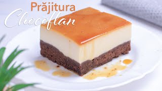 Prajitura Chocoflan  Prajitura cu crema de zahar ars  Prajitura imposibila [upl. by Ettelracs]