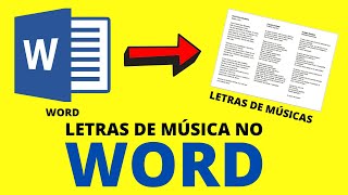 Dica do Word  Faça você mesmo Letra de Música no Word  COPYDESIGNER TUTORIAIS [upl. by Amiarom]