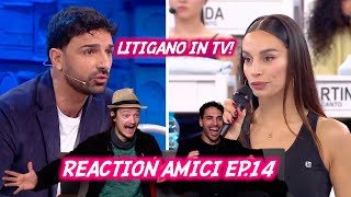 Todaro Offende i Professionisti  Reaction Amici ep14 [upl. by Ardnossac452]