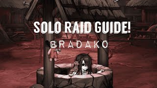 Brave Nine 2024 Solo Raid Series Bradako Guide  1st Form  159M Damage [upl. by Gerdeen]