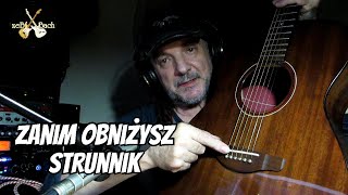 GitarazebbachFizyka gitary akustycznejzanim zmiejszysz wysokosc strunnika [upl. by Philipson]