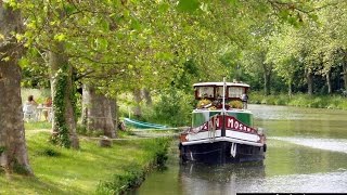 Cruising through the beautiful canals and rivers of France [upl. by Auqenes172]