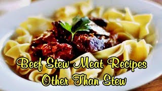 Beef Stew Meat Recipes Other Than Stew [upl. by Samohtnhoj19]