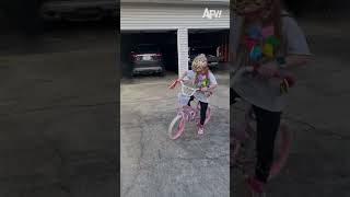 Maybe practice some more on the training wheels 😂 afv funnyvideos shorts [upl. by Noneek610]