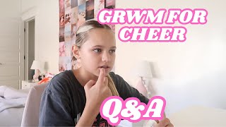 GRWM For Cheer Plus QampA  Perri Brielle [upl. by Narba]