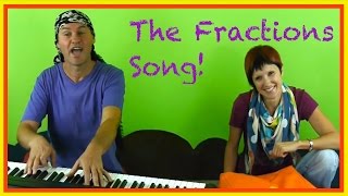 Learn Numbers  The FRACTIONS SONG  Numbers for Children  Videos for kids [upl. by Sylirama]