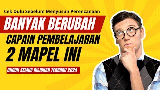 Hatihati ada revisi Capaian Pembelajaran Cek Mata Pelajaran Sebelum Menyusun Modul Ajar  RPP [upl. by Bratton]