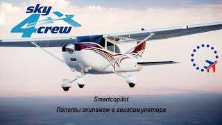 Полеты экипажем XPlane 11  SmartCopilot 4 [upl. by Enilauqcaj945]