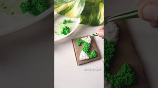 Texture art using tissue paper 🧻😮 art shortsvideo shortsfeed 5minutecrafts diy trending yt [upl. by Cherrita768]