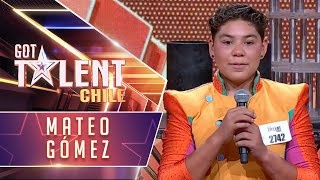 Mateo Gómez  Audiciones  Got Talent Chile 2024 [upl. by Wesle560]