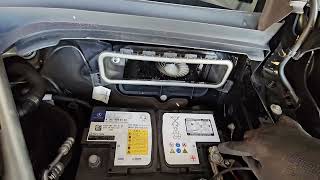 Mercedes GLC 250d X253 Starter Battery Replacement [upl. by Racklin]