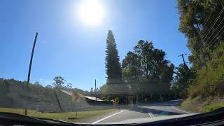 Driving Currumbin Valley to Currumbin SLSCGold CoastQueenslandAustralia [upl. by Yenobe]