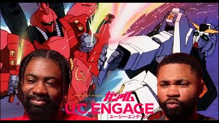 Nu Gundam vs Sazabi  Mobile Suit Gundam UC Engage  Reaction [upl. by Buck]