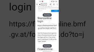 Finanzonline Login How To Finanzonline Login Finanzonline [upl. by Anaik]