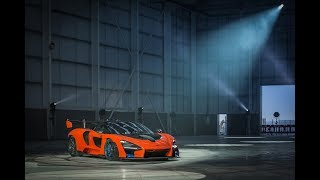 The McLaren Senna laying down rubber at the new McLaren Composites Technology Centre [upl. by Reel507]