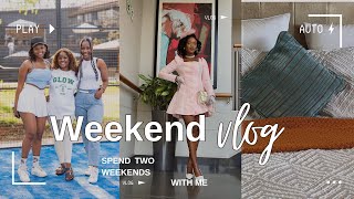 Vlog Spend the Weekend with me SHEIN BEDDING REVIEW High Tea Event Work Event Padel Tennis [upl. by Mcdonald]