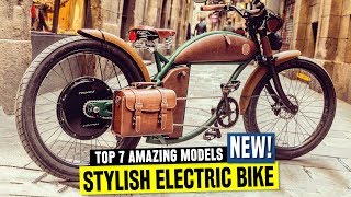 7 New Electric Bikes w Old School Designs and Retro Bicycle Accessories [upl. by Tome]