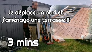 Aménager une terrasse en 3 mins [upl. by Hankins]