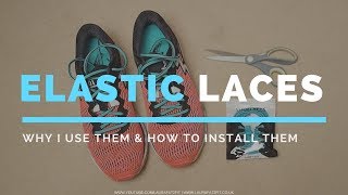 Elastic Shoe Laces  Why I Use Them amp How To Install Them  Laura  Fat to Fit [upl. by Nujra239]