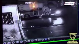 Carjacking Victim Uses His Car to Defend Himself [upl. by Ahsenit]