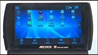 Customize ARCHOS 5 Internet Tablet Home Screen [upl. by Electra]