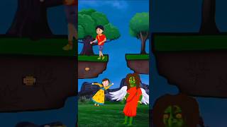 राजू गया चुटकी को बचाने सीढ़ी लगाकर cartooncomedyfunnyshortsanime animatin Horror story [upl. by Darahs]