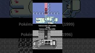 Pokémon Red  Blue 1996 vs Pokémon Gold  Silver 1999 shorts nintendo pokemon pokémon [upl. by Yesteb]