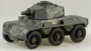 No67 SALADIN ARMOURED CAR 6x6 by Matchbox c1959 overviewwmv [upl. by Intyrb733]