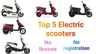 No license electric scooter in india  no licence scooter  no licence electric scooter [upl. by Ahsemal]