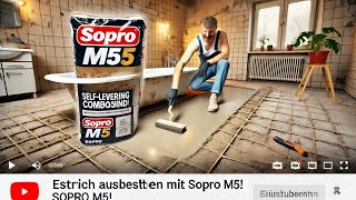 🛠️Estrich ausbessern mit Sopro So geht’s [upl. by Esirahc]