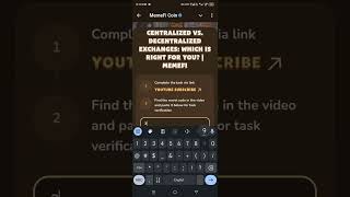 Centralized vs Decentralized Exchanges Which Is Right for You  MemeFi [upl. by Eidlog380]