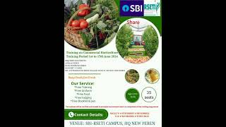 SBIRSETI PerenFree residential training programmeCommercial Horticulture New Peren HQ [upl. by Shetrit]