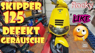 Piaggio Skipper LX SKR 125  Anlasser Defekt zerlegen  reparieren  Tuning [upl. by Oicaro]