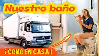 ¡Enamorados del baño 😍 Camperización CAMIÓN CAMPER vivienda 🚚 Vivir en ruta  Capítulo 14 [upl. by Nyltiac]