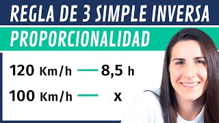 PROBLEMA de Proporcionalidad INVERSA ✅ REGLA DE TRES Simple Inversa [upl. by Sitrik]