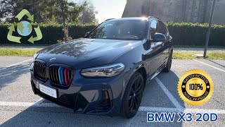 Ibrida  diesel Si può 😎♻️🚙 Recensione BMW X3 20d Msport 190cv  2022 [upl. by Faust746]