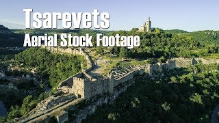 Tsarevets Fortress at Veliko Tarnovo Bulgaria 4K P4P stock [upl. by Innavoij]