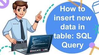 Insert New Data in Table SQL Query [upl. by Tibbs]