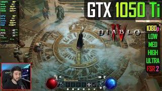 GTX 1050 Ti  Diablo IV [upl. by Cristy]