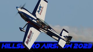 Extreme aerobatics in a MX2  Brad Wursten  Oregon Airshow 3D Binaural Audio🎧 [upl. by Whallon]