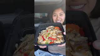 MUKBANG spicy pad Thai noodles 🍜 ytshorts food [upl. by Notsuh]