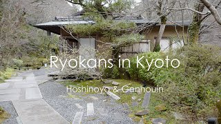 Travel  Ryokans in Kyoto Japan  Hoshinoya and Genhouin [upl. by Obadiah281]