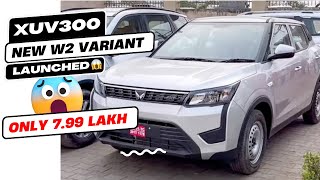 XUV 300 W2 launched 😱 only 799 lakh 🔥 [upl. by Aynav]