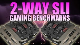 2Way SLI Benchmarks with GTX 670s Worth your money [upl. by Adnilrev]