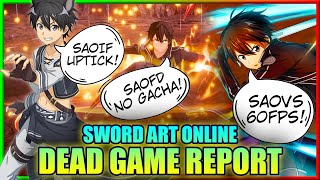 60FPS in SAOVS NO GACHA in SAOFD and SAOIF Trends UP  Dead Game Report May 2024 [upl. by Aikehs]