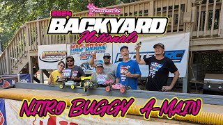 Nitro Buggy AMain Start 2024 Backyard Nationals [upl. by Ertsevlis967]