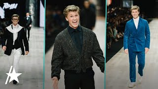 Robert Irwin Stuns In Runway Modeling Debut [upl. by Tiphane]