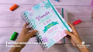 AGENDAS PERSONALIZADAS 2019 [upl. by Merilee]